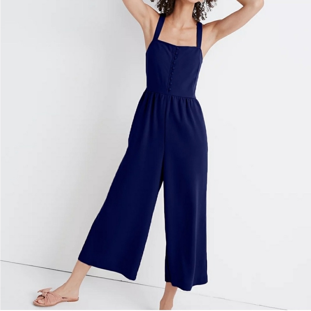 Madewell Deep Blue Jumpsuit